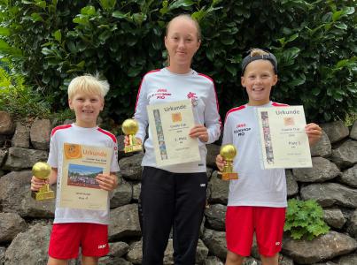 Dreifacherfolg für Buchloer Tennisnachwuchs bei den Kreismeisterschaften in Füssen 